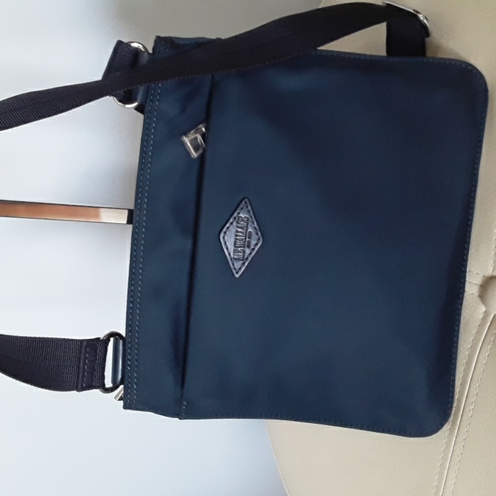 MZ Wallace Navy Blue Olympia Swingpack Crossbody Bag - Picture 3 of 10